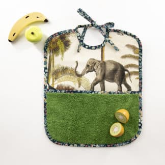 Babero Serengeti con Toalla Verde Pino